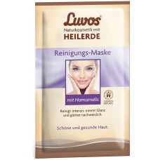 Luvos® molio valomoji kaukė su hamameliais (2vnt.x7.5ml)